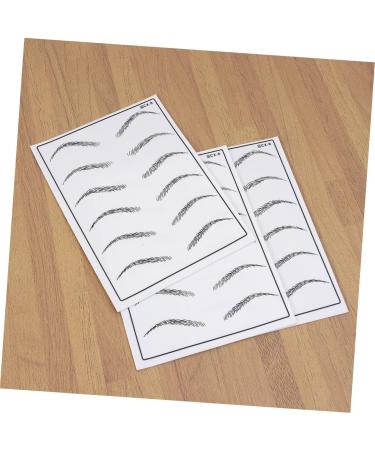 Angoily Eyebrow Practice Skin Eyebrow Microblading Skin Eyebrow Training Skin Practice Tools - Buy Online on GoSupps.com