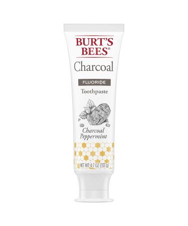 Burt s Bees Charcoal Toothpaste with Fluoride - Peppermint Flavor 4.7 oz | International Shipping Available - Buy Online on GoSupps.com