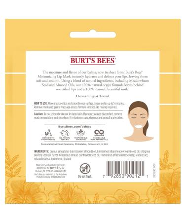 Burt's Bees Lip Masks - Ultra Conditioning Lip Care for All Day Hydration (6 Count) - Buy Online on GoSupps.com