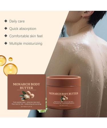 Crowned Skin Body Butter for Men Long-lasting fragrance fast absorption moisturizing non-greasy natural ingredients cologne body lotion enhance men's charm 5.29oz (2) - Buy Online on GoSupps.com