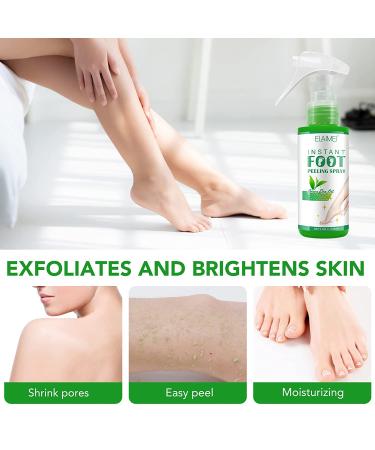 Green Tea Foot Peel Spray - Exfoliating & Nourishing Dead Skin Remover - Buy Online on GoSupps.com