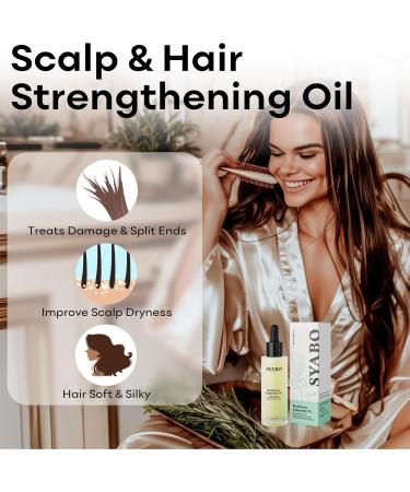 Premium Rosemary Essential Oil - 100% Pure & Natural Hair Care Dropper - Strengthen Hair Follicles & Nourish Scalp - 2.02 FL OZ - Buy Online on GoSupps.com