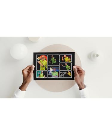 RJR PRINTS Michael Van Gerwen Signed 12x8 Photo Print - Perfect Darts Autograph Gift | International Shipping Available - Buy Online on GoSupps.com