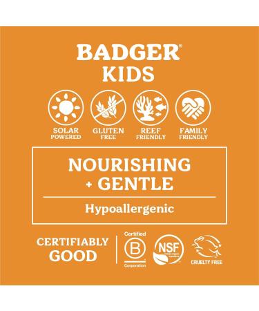 Badger Kids Sunscreen Cream SPF 40 Organic Mineral Sunscreen 2.9 fl oz (2 Pack) - Buy Online on GoSupps.com
