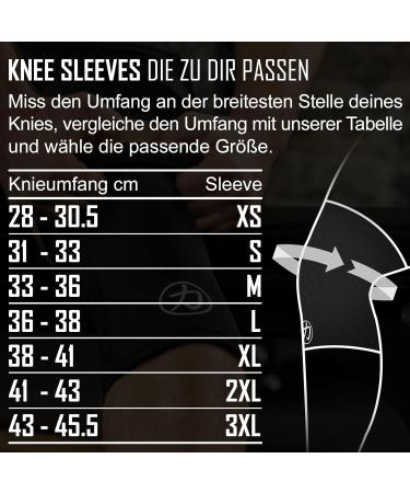 Strength Shop 7mm Neoprene Knee Sleeves for Men & Women - Black IPF Approved Durable & Tear-Resistant for Powerlifting & Strength Training (1 Pair) - Buy Online on GoSupps.com