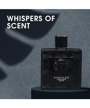 Vintage Heroes Noir Eau De Toilette Natural Spray Cologne for Men Wonderful Fragrance Gift Masculine Scent for all Skin Types 3.4 Fluid Ounce/100 Ml Vintage Heroes Noir 3.4 Fl Oz (Pack of 2) - Buy Online on GoSupps.com