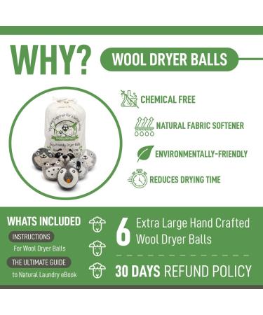 Wooly Heroes Penguin Friends Dryer Balls - 100% Organic Wool - Eco-Friendly & Sustainable - 1000 Loads Worth of Dryness - Buy Online on GoSupps.com