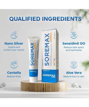 Buy Eczema Gel - Fast Healing Centella Aloe Vera Nano Silver for Itchy Skin Paraben-Free Reduces Rashes Scars & Dark Spots - Soremax Nature + Liver Supplement - Buy Online on GoSupps.com