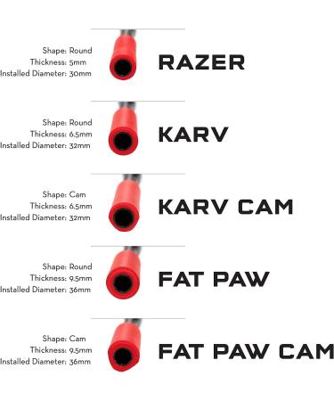 Wolf Tooth Fat Paw Black Silicone Mountain Bike Grips - Superior Grip and Comfort - Buy Online on GoSupps.com