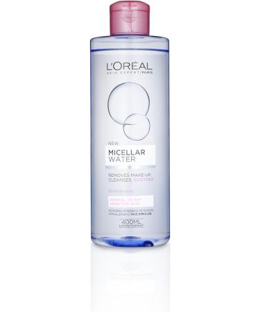 L'Oreal Paris Micellar Water Makeup Remover 400ml - Normal to Dry Skin - Buy Online on GoSupps.com