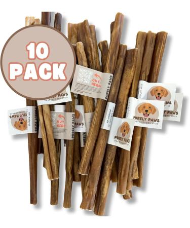 Purely Paws All-Natural Beef Collagen Sticks - Safe Digestible Dog Chews - Long-Lasting Low-Odour Rawhide Free (12 Inch 10 Count) 12 (10 Pack) - Buy Online on GoSupps.com