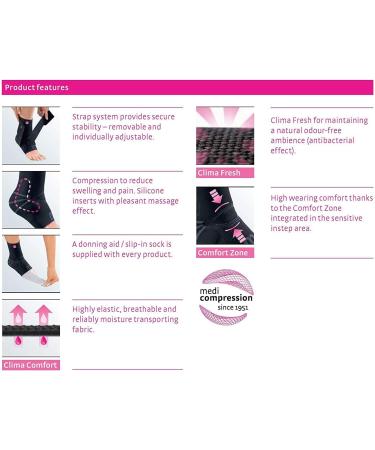 Buy Medi Levamed Active Knit Ankle Support - Right Black 5 | Premium Quality International Shipping - Buy Online on GoSupps.com