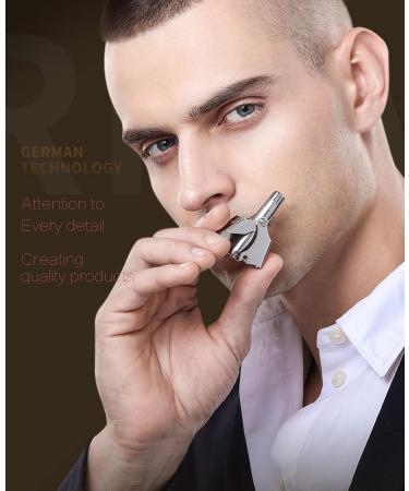 EKE Nose Hair Trimmer - Manual Painless Waterproof Remover with 12 Blades | Easy to Clean & Carry | International Shipping Available - Buy Online on GoSupps.com
