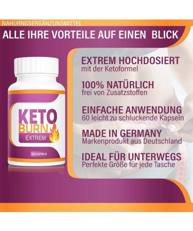 Adema Nutrition KETO BURN Capsules - High Dose Weight Loss Supplement for Men & Women - 30-Day Course - Buy Online on GoSupps.com