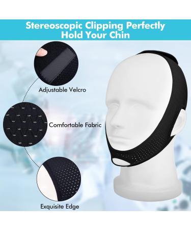 Adjustable Anti Snoring Chin Strap - Effective Solution for Men and Women | Breathable Stop Snoring Device - Buy Online on GoSupps.com