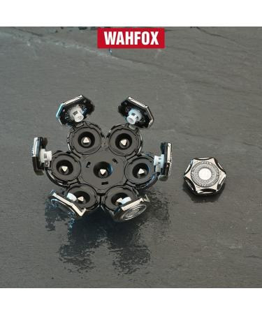 WAHFOX Universal 7 Heads Shaver Replacement Head - 7D Blade for All Brands - Silvery Shaver Head - Buy Online on GoSupps.com