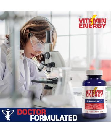 Vitamin Energy Focus+ Energy Capsules | 7+ Hours of Energy | 30 Capsules | International Shipping Available - Buy Online on GoSupps.com