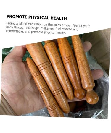 Healeved 16-Piece Wooden Foot Massage Tool Set | Acupuncture Point Rods & Sole Massagers for Ultimate Relaxation - Buy Online on GoSupps.com