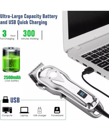 Professional Hair Trimmer & Clippers Set for Men Women & Kids | Cordless Hair Care with LCD Display - International Shipping Available - Buy Online on GoSupps.com