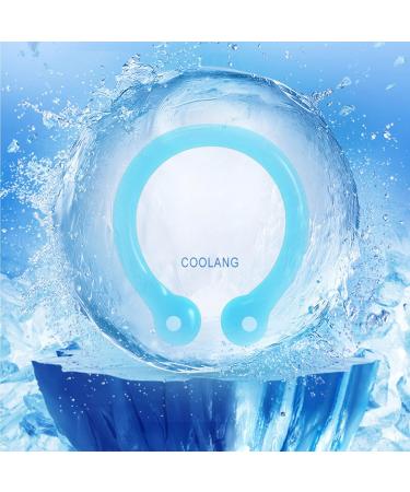 Lerpwige Super Hot Weather Neck Cooling Tube Neck Cooling Ring Reusable Neck Cooler Commuting or Outdoor Activities Neck Cooling Ring Blue - Buy Online on GoSupps.com