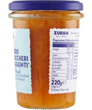  Zuegg Zuegg Apricot jam 220 g - Buy Online on GoSupps.com