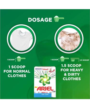 Ariel Matic Top Load Detergent Washing Powder - 2 Kg | Best International Shipping & Quality Clean - Buy Online on GoSupps.com