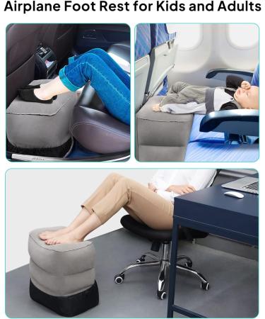 BLABOK Soft and Washable Travel Pillow for Airplane Trips Grey-C92 - Buy Online on GoSupps.com