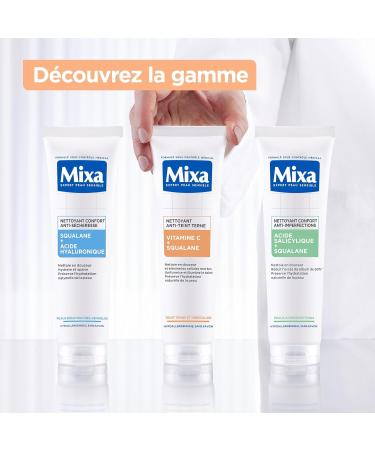 Mixa - Anti-Dull Comfort Cleanser with Vitamin C and Squalane - Skin with Dull and Irregular Complexion - Protective Moisturi - Buy Online on GoSupps.com