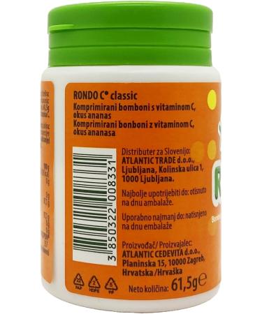  SORINA Healthy and sweet multivitamin fruit gummies with 9 essential vitamins Rondo Classic XXL - Pack of 15 fruit gummies 61g - Buy Online on GoSupps.com