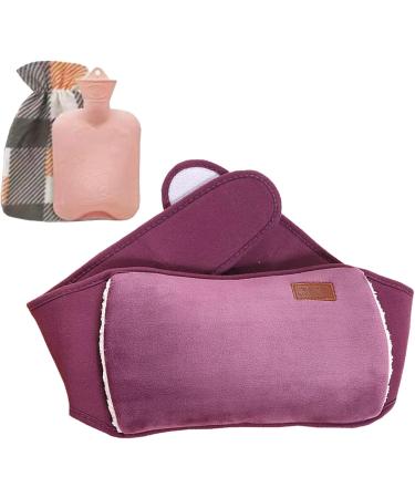 Xiaocao Hot Water Bottle with Belt Cover - Spout-Proof Heat Bag for Hand Waist Belly Neck Relief | Perfect Gift for Women & Girls - Buy Online on GoSupps.com
