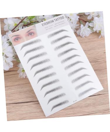 FRCOLOR 2pcs 3d Eyebrow Stickers 3d Stickers Waterproof Suit Stick on Brows Transfer Stickers 4d Bionic - Buy Online on GoSupps.com