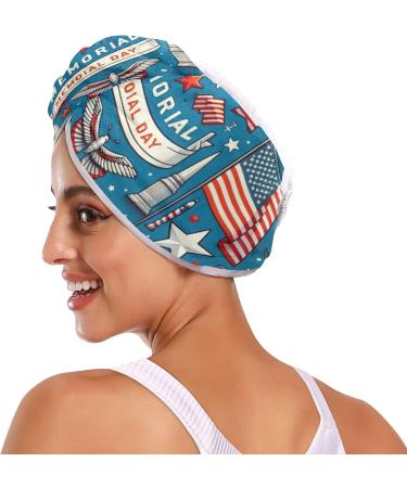 Super Absorbent Hair Towel 2 Pack - Quick Dry Hair Turbans for Women & Girls | Memorial Day Special - Buy Online on GoSupps.com