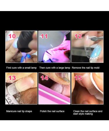 False Nail Tip Easy Identification Artificial Nail Tip HighQuality Materials Quick And Easy Manicure Store Beauty Salon Salon Shop for Home - Buy Online on GoSupps.com