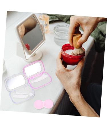 Solustre Cartoon Contact Lens Organizer Travel Case - 4 Box Set with Colorful Design | Perfect for Lens Protection & Care - Buy Online on GoSupps.com