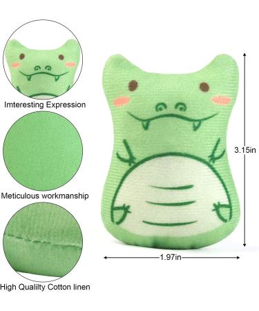 Dorakitten Catnip Toys for Indoor Cats - 5PCS Plush Chew Toys for Teething and Interactive Play | Catnip Filled Kitten Toy with Soft Material and Animal Shapes - Buy Online on GoSupps.com