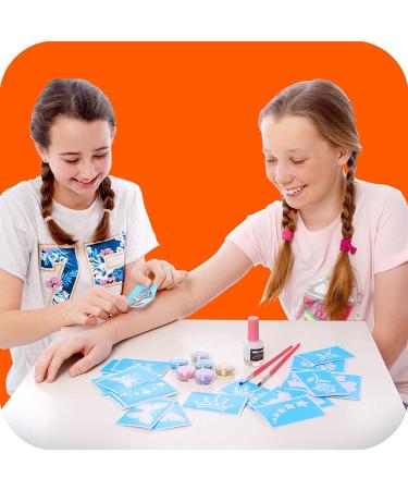 Original Stationery Glitter Tattoo Studio - Sparkly & Colorful Temporary Tattoos for Kids | Fabulous Toys for Girls - Perfect Birthday Gift Idea - Buy Online on GoSupps.com
