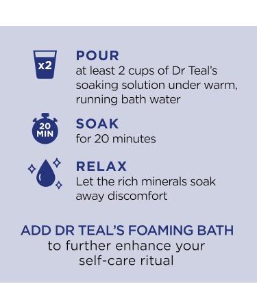 Dr Teal's Pure Epsom Salt Soak - Fragrance Free 4 lb (Pack of 2) - International Shipping Available - Buy Online on GoSupps.com