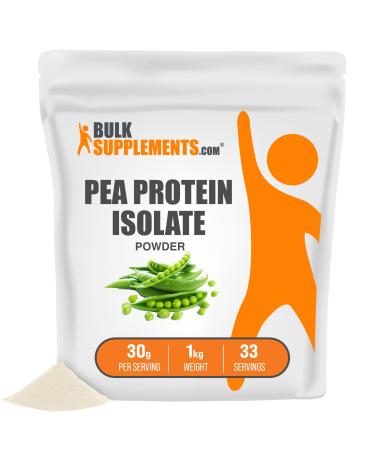 BulkSupplements.com Pea Protein Isolate - Pea Protein Powder - Vegan Protein Powder - Plant Protein Powder - Unflavored Protein Powder - Plant Based Protein Supplement (1 Kilogram - 2.2 lbs) 2.2 Pound (Pack of 1) - Buy Online on GoSupps.com