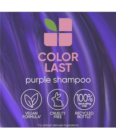 Matrix Biolage Color Last Purple Shampoo - Neutralize Brass & Yellow Tones - Fig & Orchid Formula - Paraben-Free - For Color Treated Hair - Vegan - Cruelty Free - 13.5 Fl Oz - Buy Online on GoSupps.com