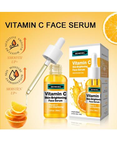 Vitamin C Serum for Face | Anti-Aging Hyaluronic Acid Serum | Daily Skin Care for All Skin Types - Buy Online on GoSupps.com