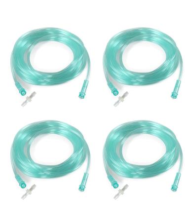 4 Pack Oxygen Tubing - Each Length 16.4 Feet - Premium Green Crush Resistant Oxygen Tubes - Buy Online on GoSupps.com