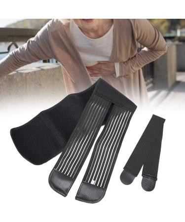 Buy Black Rib Chest Strap - Skin-Friendly Support for Rib Injuries | International Shipping - Buy Online on GoSupps.com