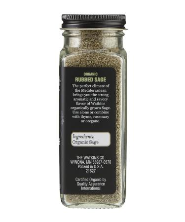Watkins Gourmet Organic Rubbed Sage Spice Jar - 0.7 oz (Pack of 3) - Buy Online on GoSupps.com