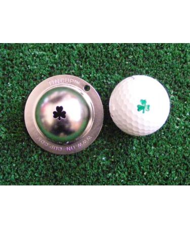 Tin Cup Golf Ball Custom Marker Alignment Tool Shamrock