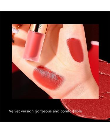 KUAILEGO Rose Gold 2 in 1 Matte & Liquid Lipstick Set - Nude Long Wear Waterproof Lip Gloss - Matte Finish - Velvet Lipstick (02) - Buy Online on GoSupps.com