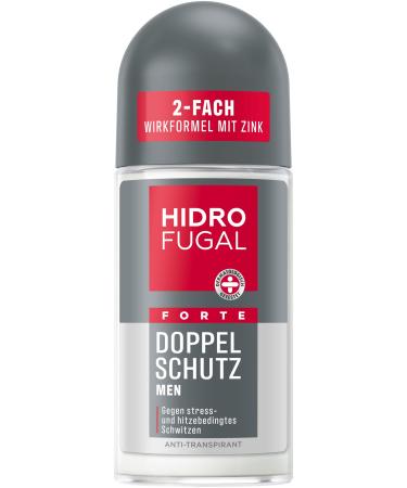 Hidrofugal Men Forte Double Protection Roll-on roll-on deodorant with strong antiperspirant protection against stress and heat-related sweating alcohol-free deodorant for men