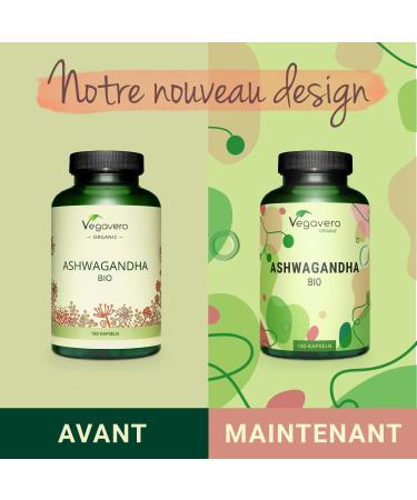 ORGANIC Ashwagandha | Extra Strength: 2010 mg per Serving | 180 Vegan Capsules | Premium Quality: No Additives & Standardized in Withanolides | Vegavero  - Buy Online on GoSupps.com