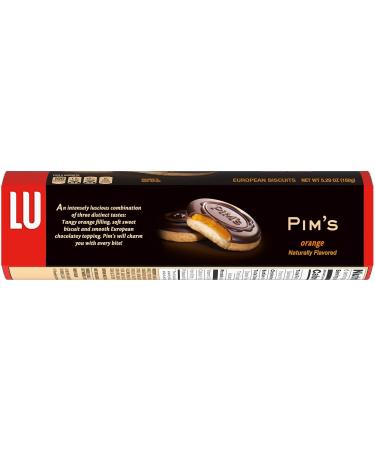 Lu Pims Orange European Biscuit Cookies - Delicious 5.29 oz Treats | International Shipping Available - Buy Online on GoSupps.com