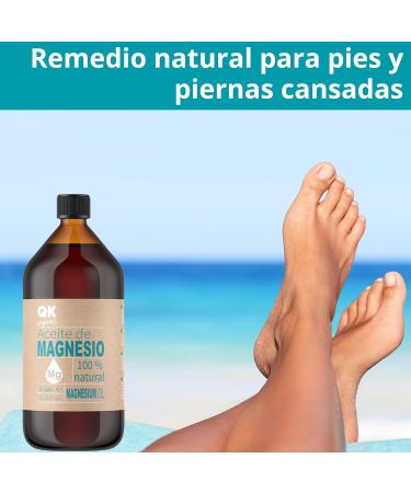 Magnesium Oil 100% Pure (1L Spray) - Organic Certified for Athletes Joint & Muscle Relaxation - Buy Internationally - Buy Online on GoSupps.com