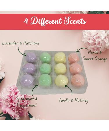Bath Bomb Advent Calendar 2024-12 Days of Bath Bomb with Cute Headband - Christmas Gifts for Women Bath Bombs Gift Set Bath Gift Set Pamper Gifts for Women & Kids - Buy Online on GoSupps.com